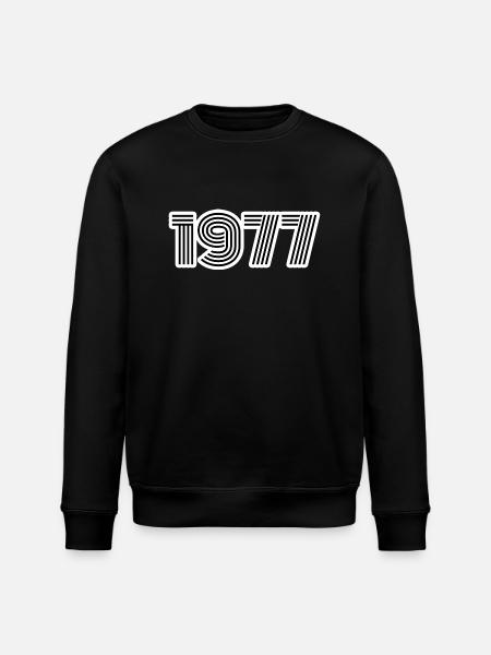 1977 - Stanley/Stella ROLLER Unisex Organic Sweatshirt - black