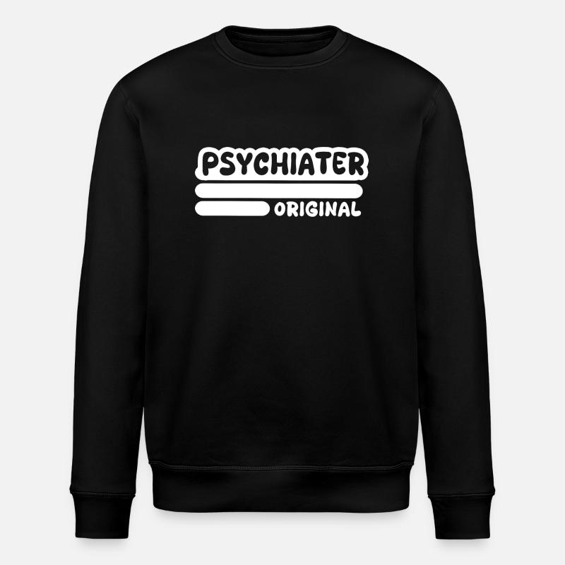 Cadeau pour psychiatre - Sweat bio ROLLER Stanley/Stella Unisexe - noir