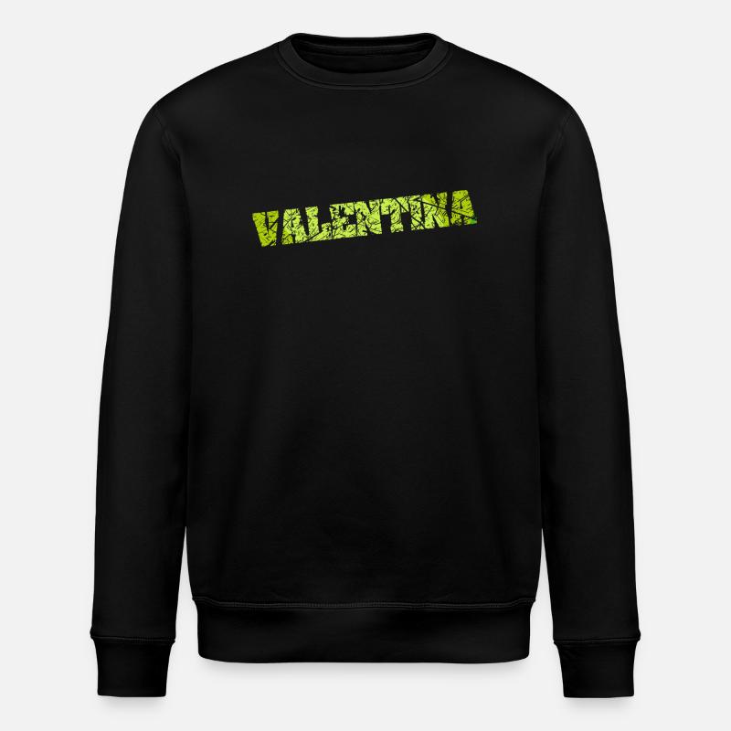 Name Valentina - Stanley/Stella Unisex Bio-Sweatshirt ROLLER - Schwarz
