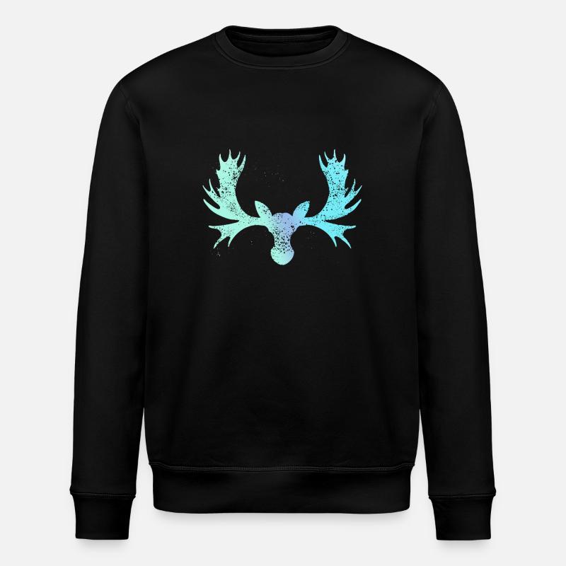 Elk - Stanley/Stella ROLLER Unisex Organic Sweatshirt - black