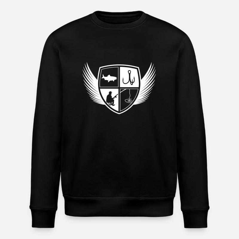 Pêche Pêche Hameçons - Sweat bio ROLLER Stanley/Stella Unisexe - noir