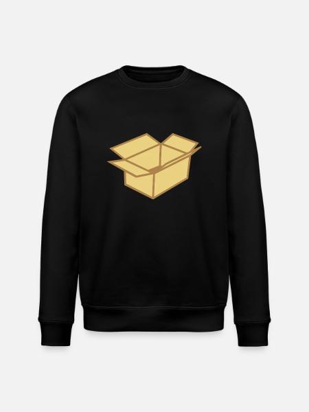 Cardboard box - Stanley/Stella ROLLER Unisex Organic Sweatshirt - black