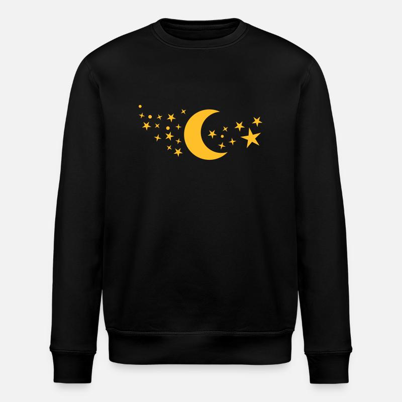 Moon - Stanley/Stella ROLLER Unisex Organic Sweatshirt - black