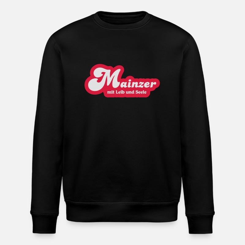 Mainzer-Mit Leib und Seele - Stanley/Stella Unisex Bio-Sweatshirt ROLLER - Schwarz