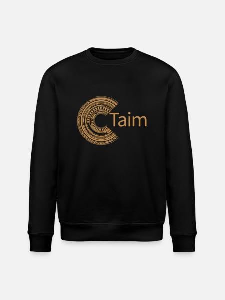 Pour Taim - Sweat bio ROLLER Stanley/Stella Unisexe - noir