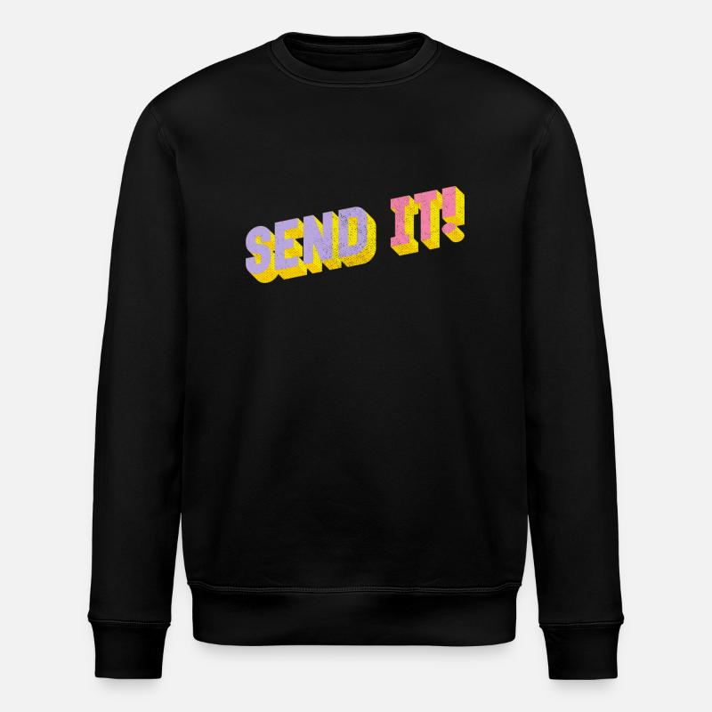 SEND IT! - Stanley/Stella Unisex Bio-Sweatshirt ROLLER - Schwarz