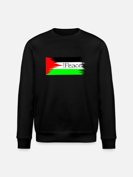 Palestine Peace - Stanley/Stella Unisex Bio-Sweatshirt ROLLER - Schwarz