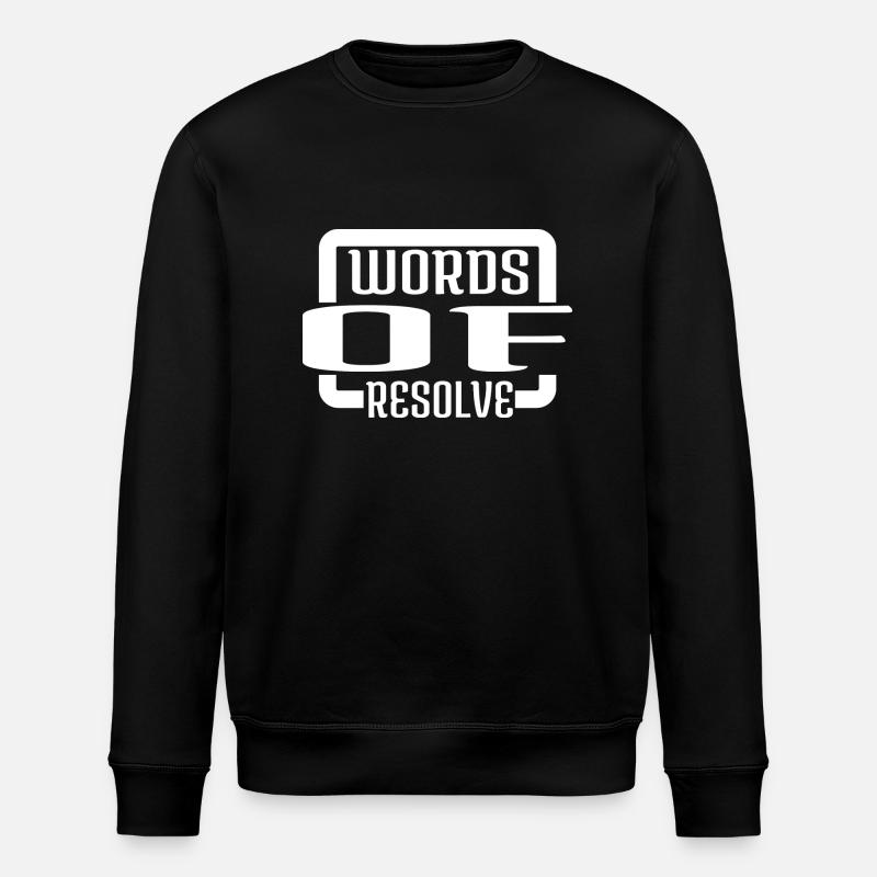 Staying Determined Conversation Starters - Stanley/Stella ROLLER Unisex Organic Sweatshirt - black