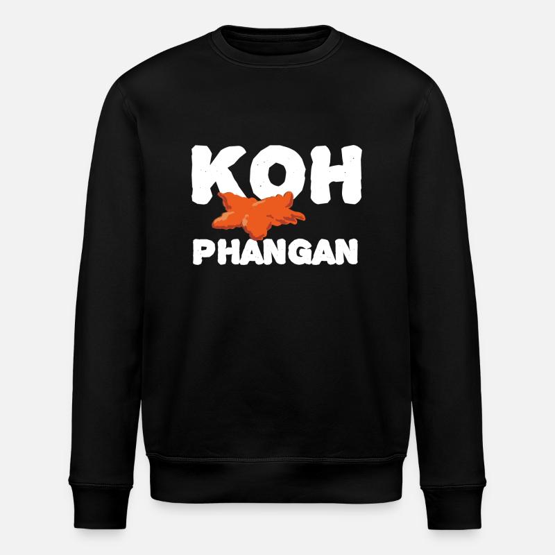 Koh Phangan Text - Stanley/Stella Unisex Bio-Sweatshirt ROLLER - Schwarz