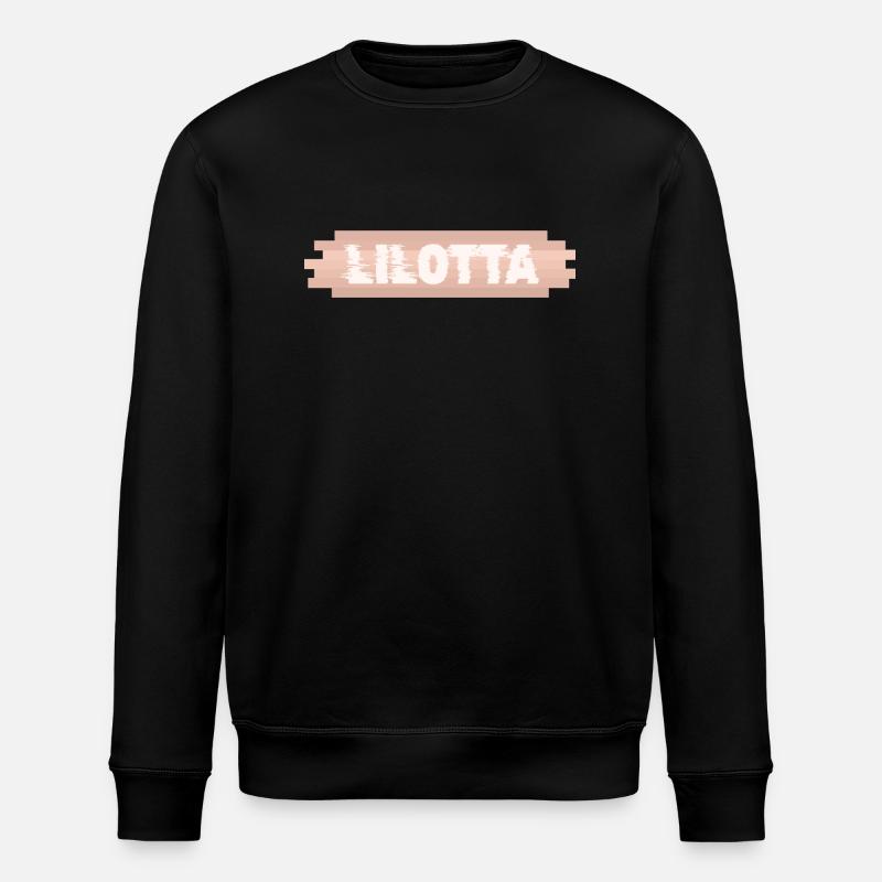 First name Lilotta - Stanley/Stella ROLLER Unisex Organic Sweatshirt - black