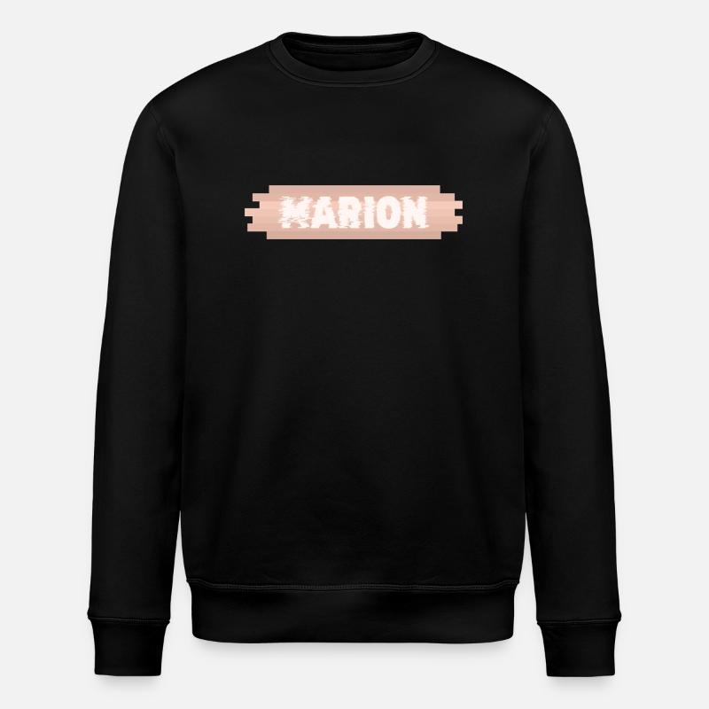 Geschenk für Marion - Stanley/Stella Unisex Bio-Sweatshirt ROLLER - Schwarz