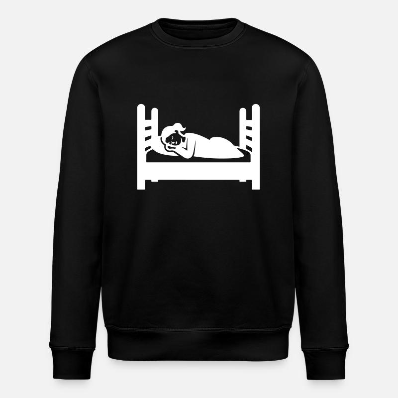 Schlafen Müde - Stanley/Stella Unisex Bio-Sweatshirt ROLLER - Schwarz