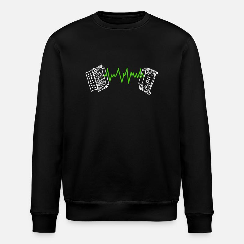 Accordeon - Sweat bio ROLLER Stanley/Stella Unisexe - noir