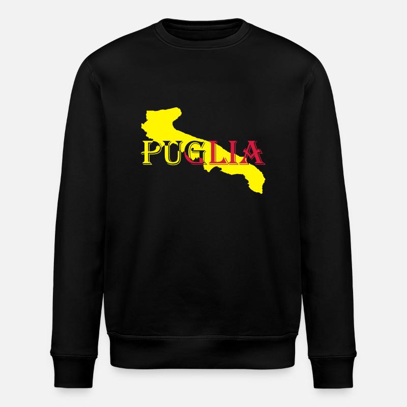 italia_puglia - Stanley/Stella Unisex Bio-Sweatshirt ROLLER - Schwarz
