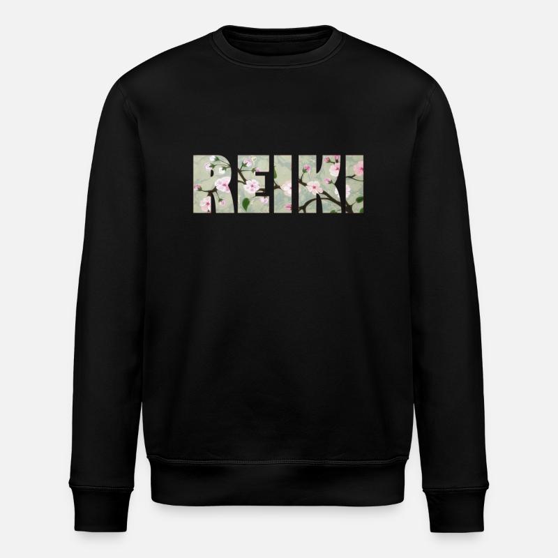 lettrage reiki 89 - Sweat bio ROLLER Stanley/Stella Unisexe - noir