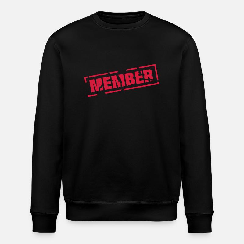 member_qb1 - Stanley/Stella ROLLER Unisex Organic Sweatshirt - black