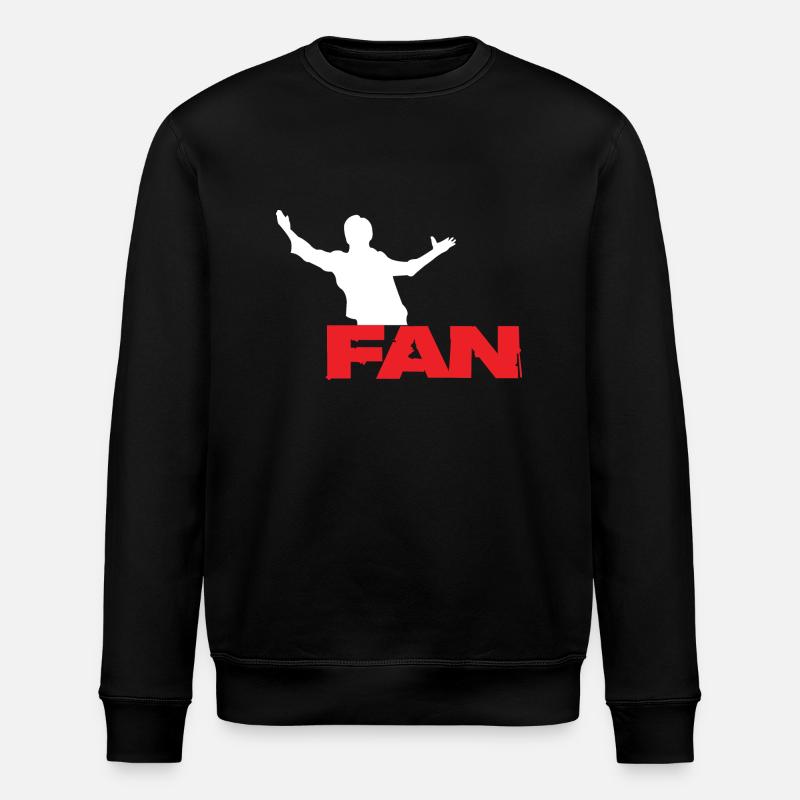 Fan - Stanley/Stella Unisex Bio-Sweatshirt ROLLER - Schwarz