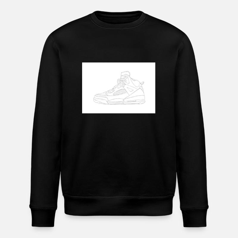 J4 Skizze - Stanley/Stella Unisex Bio-Sweatshirt ROLLER - Schwarz