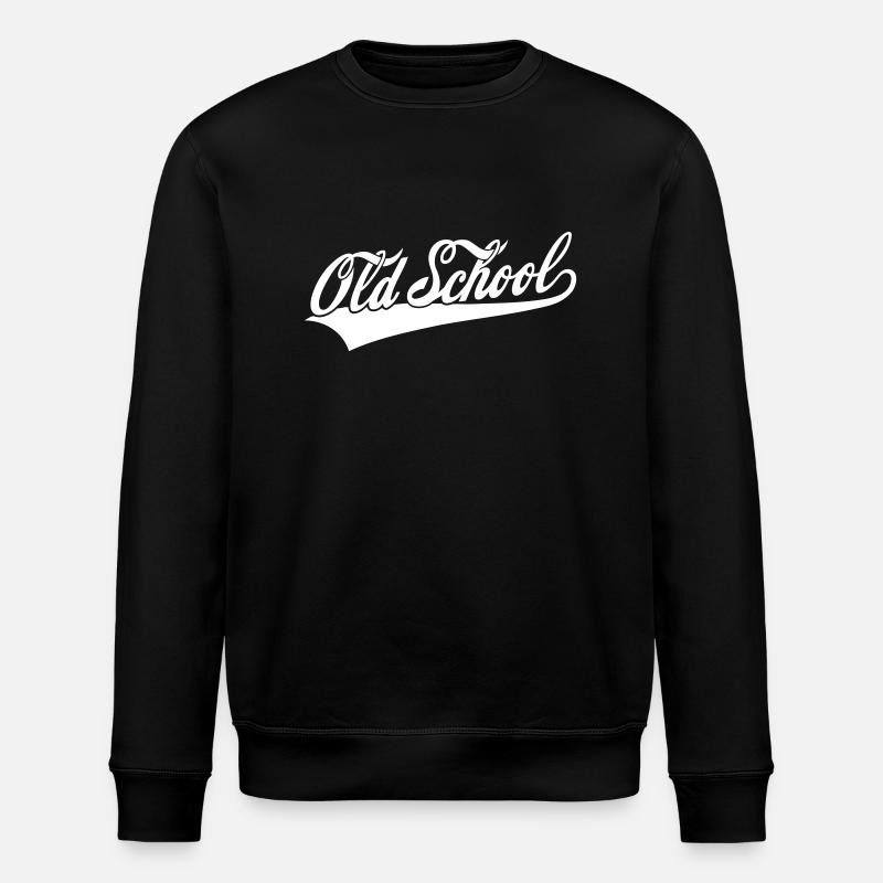 Old School - Stanley/Stella ROLLER Unisex Organic Sweatshirt - black
