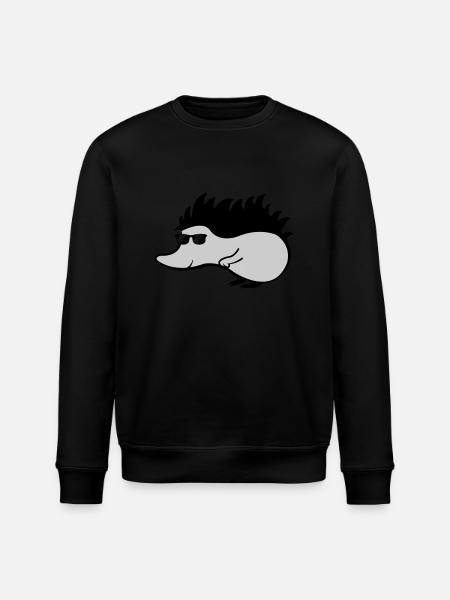 hérisson cool - Sweat bio ROLLER Stanley/Stella Unisexe - noir