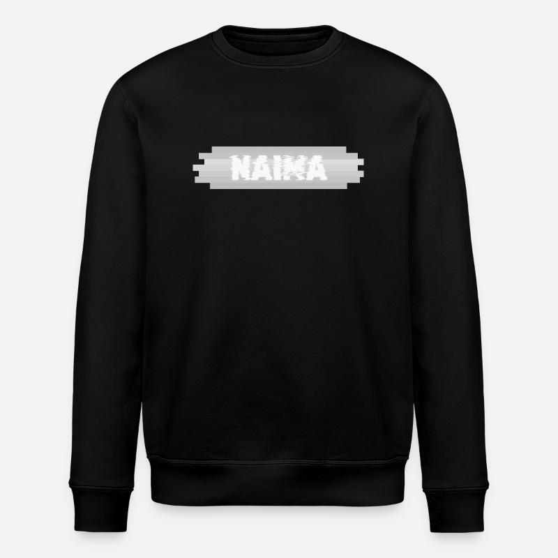 Name Naima - Stanley/Stella ROLLER Unisex Organic Sweatshirt - black