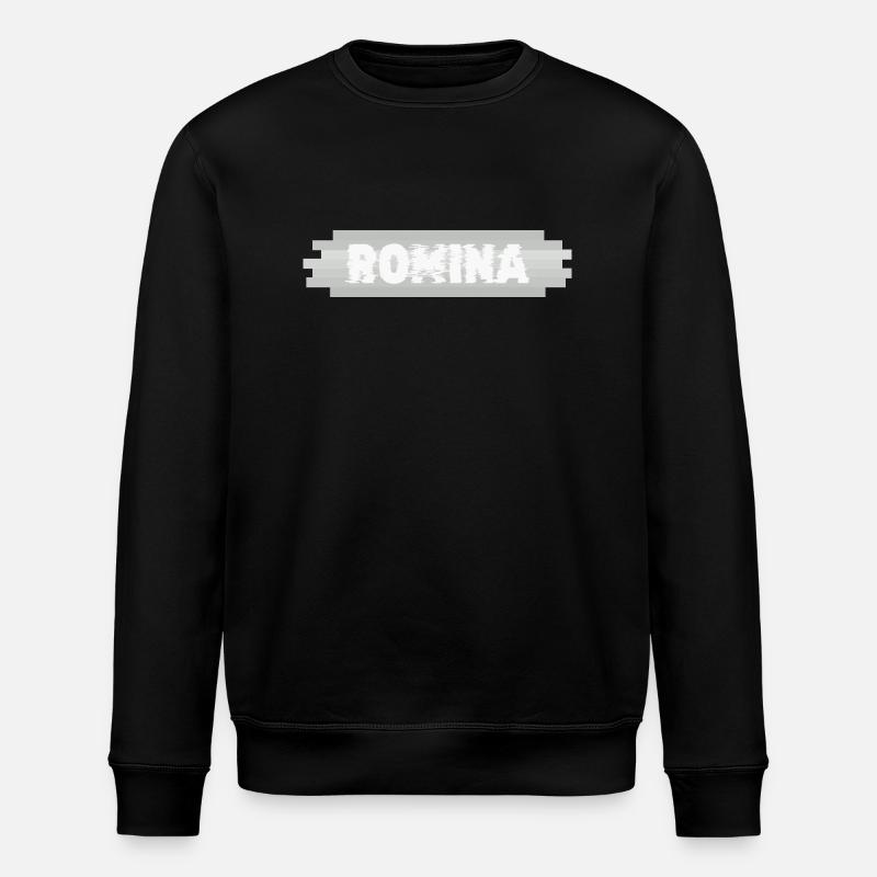 Nom Romina - Sweat bio ROLLER Stanley/Stella Unisexe - noir