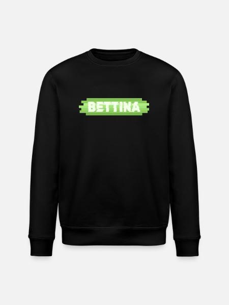 Geschenk für Bettina - Stanley/Stella Unisex Bio-Sweatshirt ROLLER - Schwarz