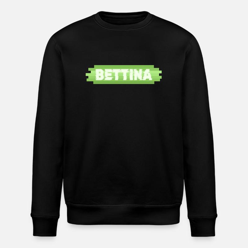 Geschenk für Bettina - Stanley/Stella Unisex Bio-Sweatshirt ROLLER - Schwarz