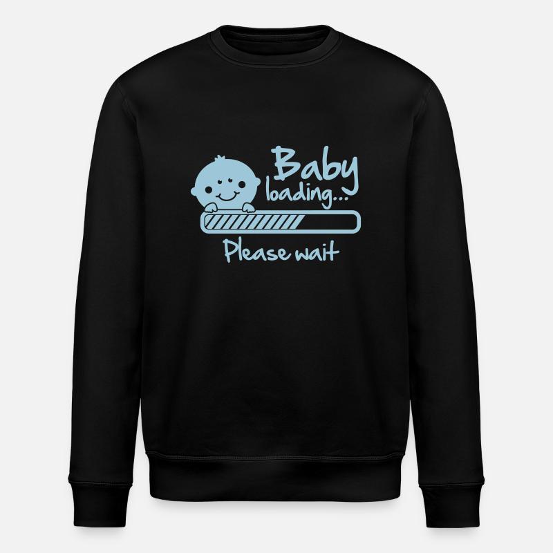 Baby loading - please wait - Stanley/Stella ROLLER Unisex Organic Sweatshirt - black