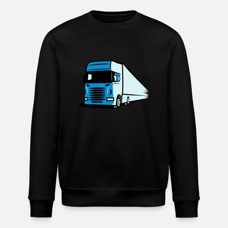 Art de camion camion - Sweat bio ROLLER Stanley/Stella Unisexe - noir