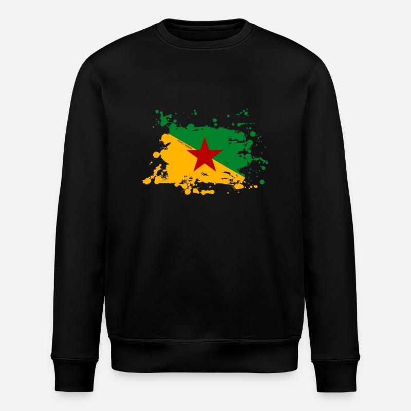 Guyane française - Sweat bio ROLLER Stanley/Stella Unisexe - noir