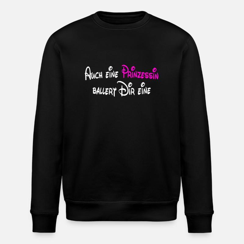 Prinzessin - Stanley/Stella Unisex Bio-Sweatshirt ROLLER - Schwarz
