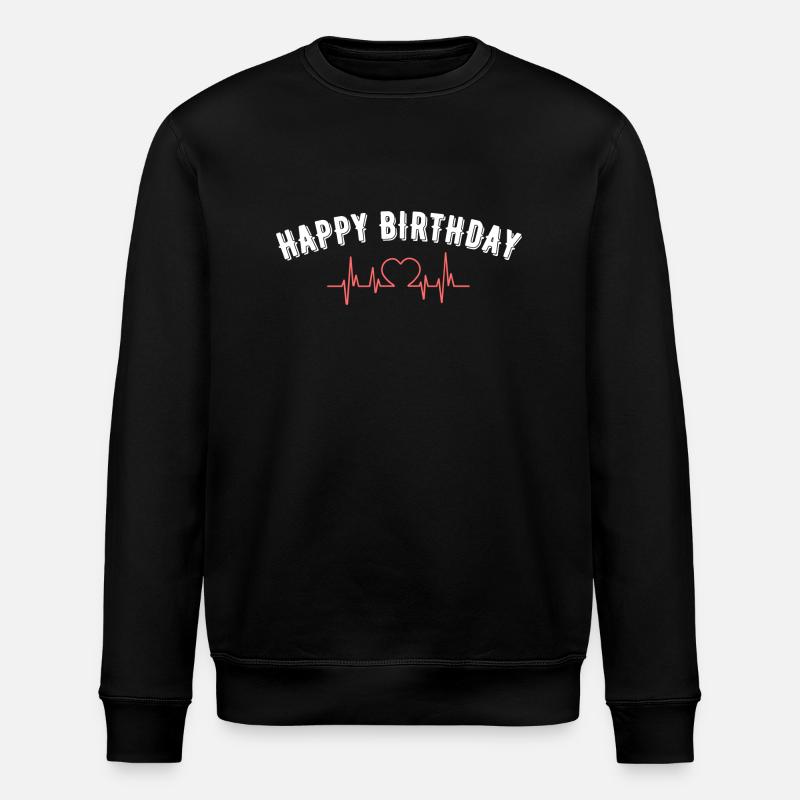 Happy Birthday - Stanley/Stella Unisex Bio-Sweatshirt ROLLER - Schwarz