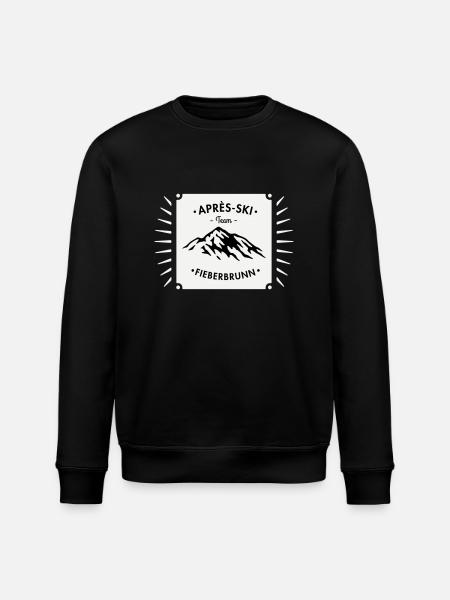 Après-Ski Fieberbrunn - Stanley/Stella ROLLER Unisex Organic Sweatshirt - black