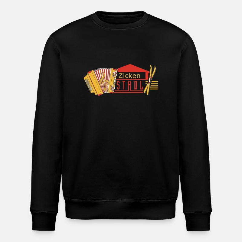 Zickenstadl - Stanley/Stella Unisex Bio-Sweatshirt ROLLER - Schwarz