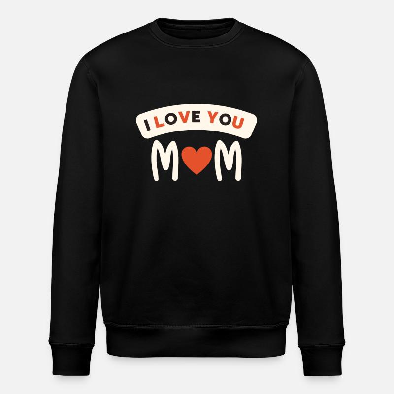 Je t'aime, maman - Sweat bio ROLLER Stanley/Stella Unisexe - noir