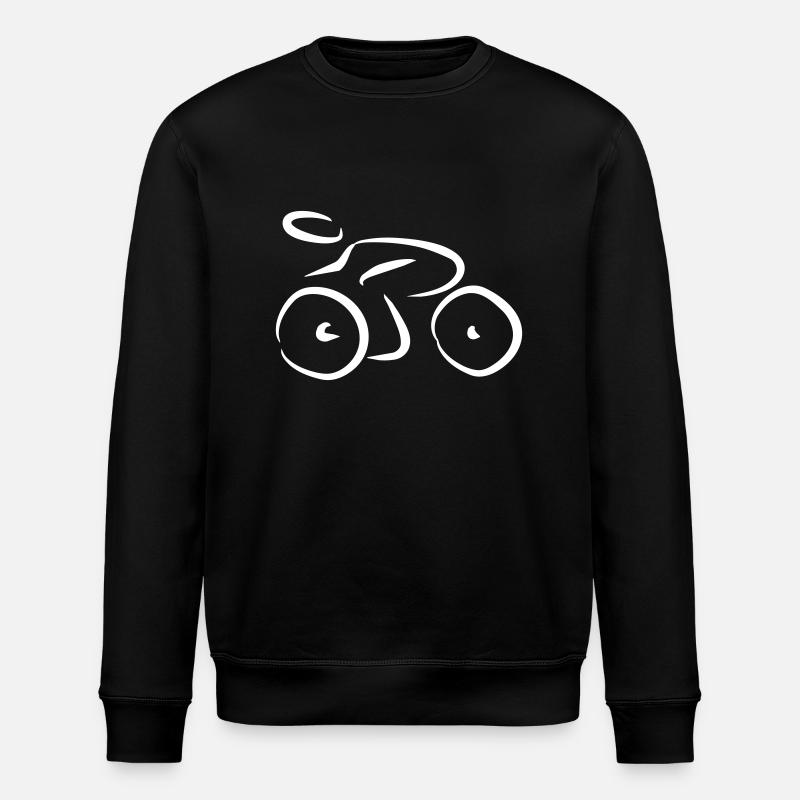 Bicycle - Stanley/Stella ROLLER Unisex Organic Sweatshirt - black