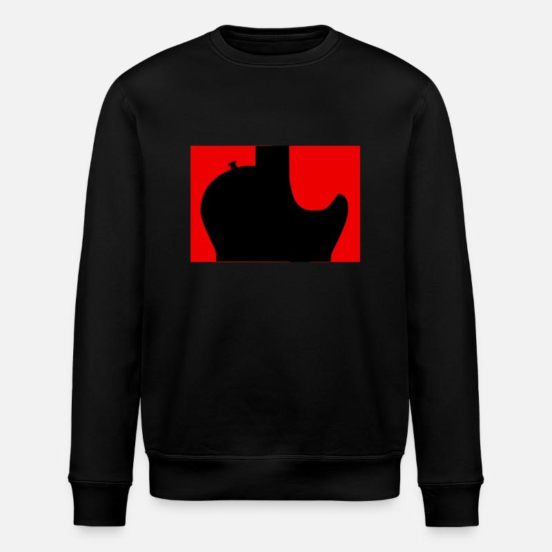 Silhouette de guitare rock noir - Sweat bio ROLLER Stanley/Stella Unisexe - noir