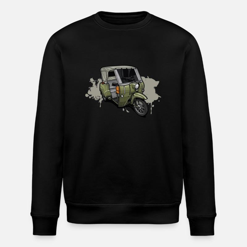 Tricycle Duo DDR - illustration - Sweat bio ROLLER Stanley/Stella Unisexe - noir