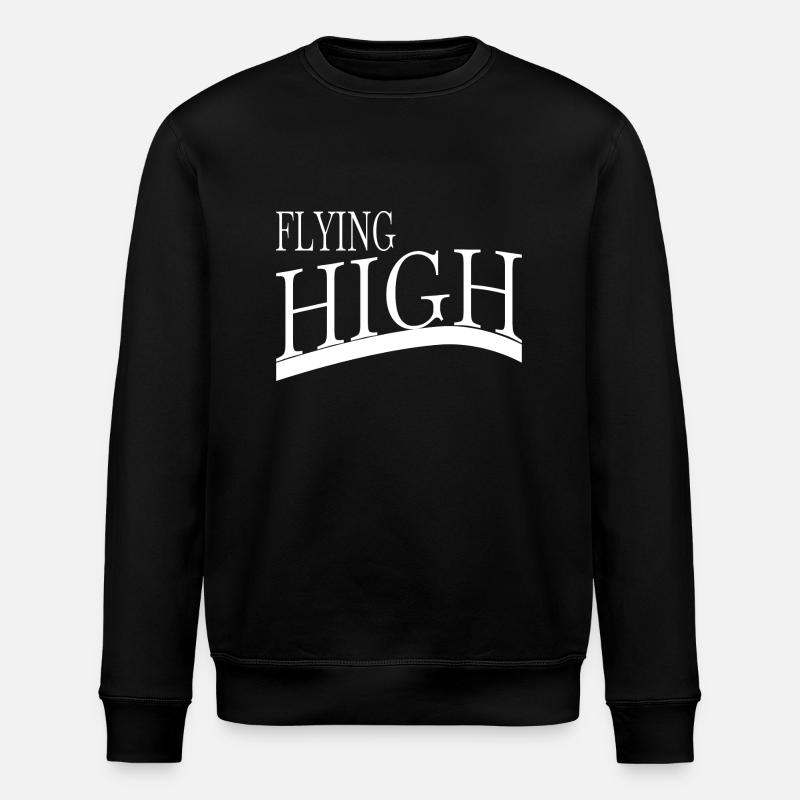 aircraft navigation present idea free-flying - Stanley/Stella ROLLER Unisex Organic Sweatshirt - black