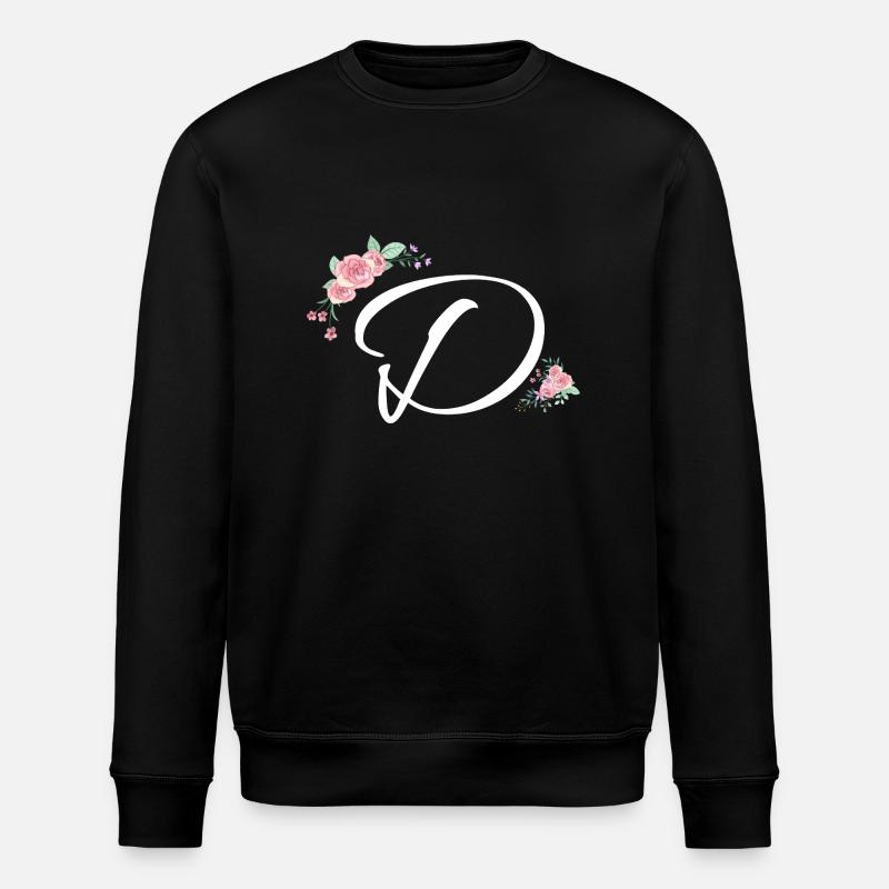 Brief der Blumen - Stanley/Stella Unisex Bio-Sweatshirt ROLLER - Schwarz