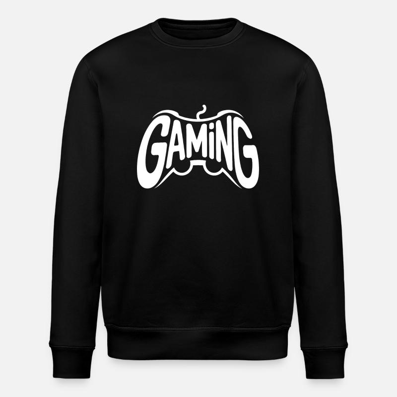 Gaming - Cooles Controller-Logo - Stanley/Stella Unisex Bio-Sweatshirt ROLLER - Schwarz