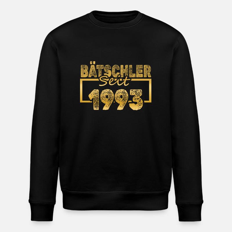 1993 - Stanley/Stella ROLLER Unisex Organic Sweatshirt - black