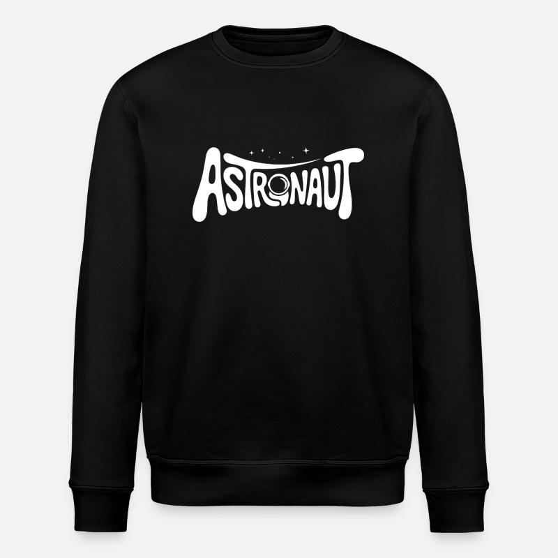 Astronaut - Cooles Astonomy-Logo - Stanley/Stella Unisex Bio-Sweatshirt ROLLER - Schwarz