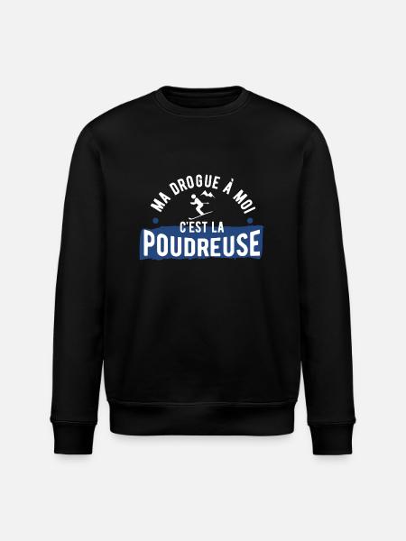Drogue poudreuse cadeau - Sweat bio ROLLER Stanley/Stella Unisexe - noir