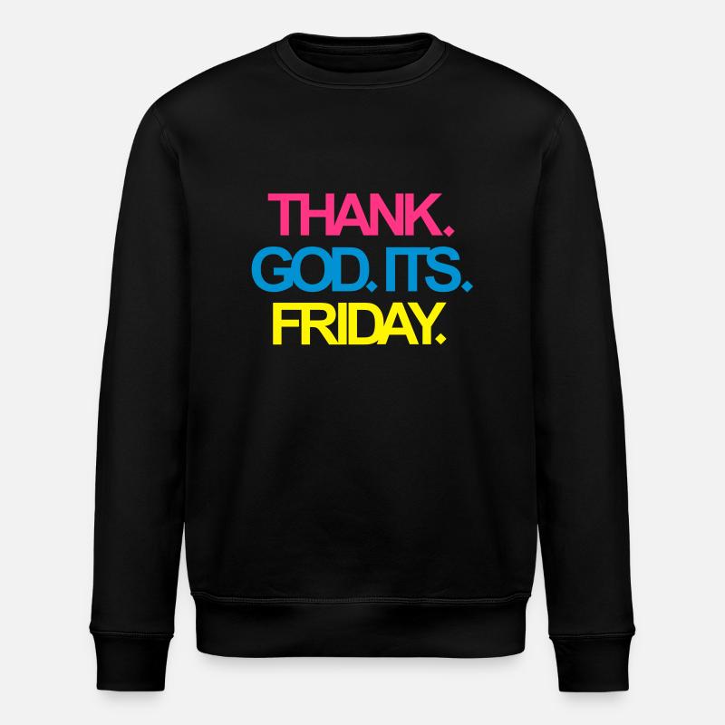 C'est vendredi! - Sweat bio ROLLER Stanley/Stella Unisexe - noir