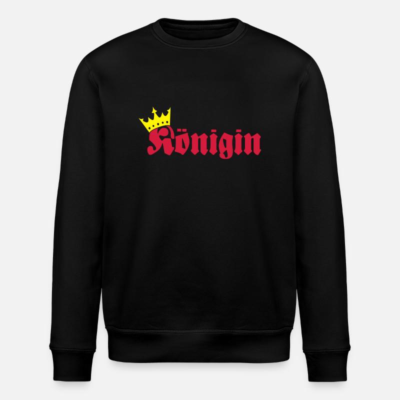 Königin - Stanley/Stella Unisex Bio-Sweatshirt ROLLER - Schwarz