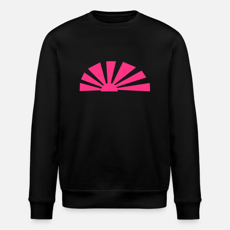 Aufgehende Sonne 1c - Stanley/Stella Unisex Bio-Sweatshirt ROLLER - Schwarz