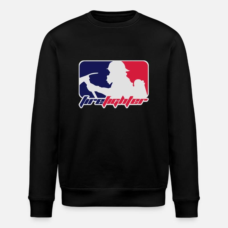 pompier - Sweat bio ROLLER Stanley/Stella Unisexe - noir