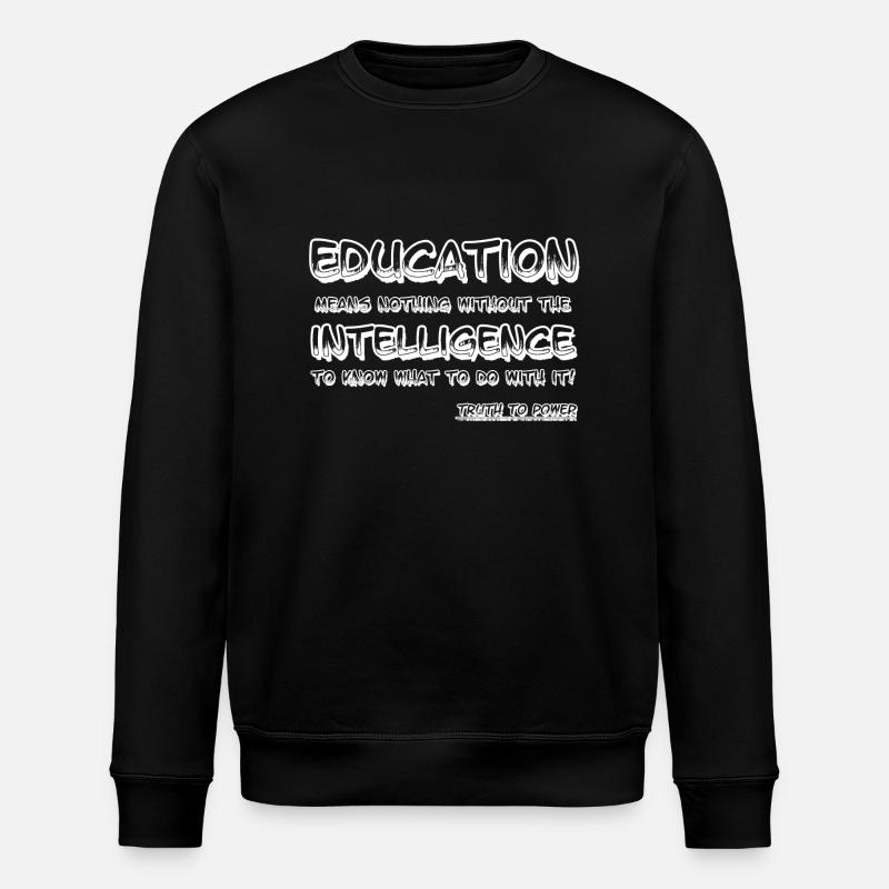 Education Level 2 - Stanley/Stella ROLLER Unisex Organic Sweatshirt - black